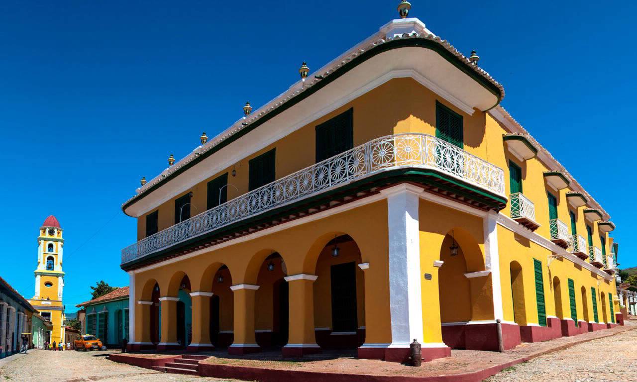 Vista de Trinidad Cuba desde el Hostal Dr. Suárez y Sra Addys